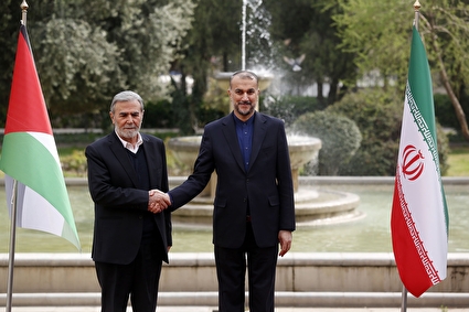 دیدار دبیر کل جنبش جهاد اسلامی فلسطین با وزیر امور خارجه