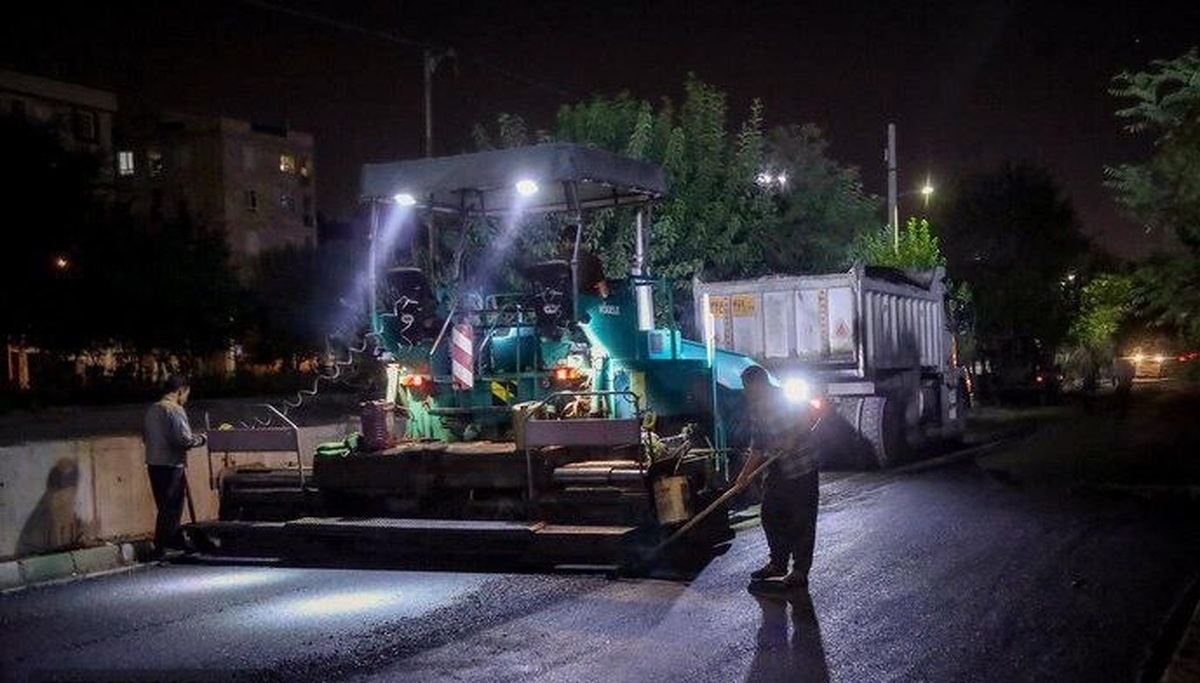 پیش‌بینی توزیع یک و نیم میلیون تن آسفالت در معابر و بزرگراه‌های تهران